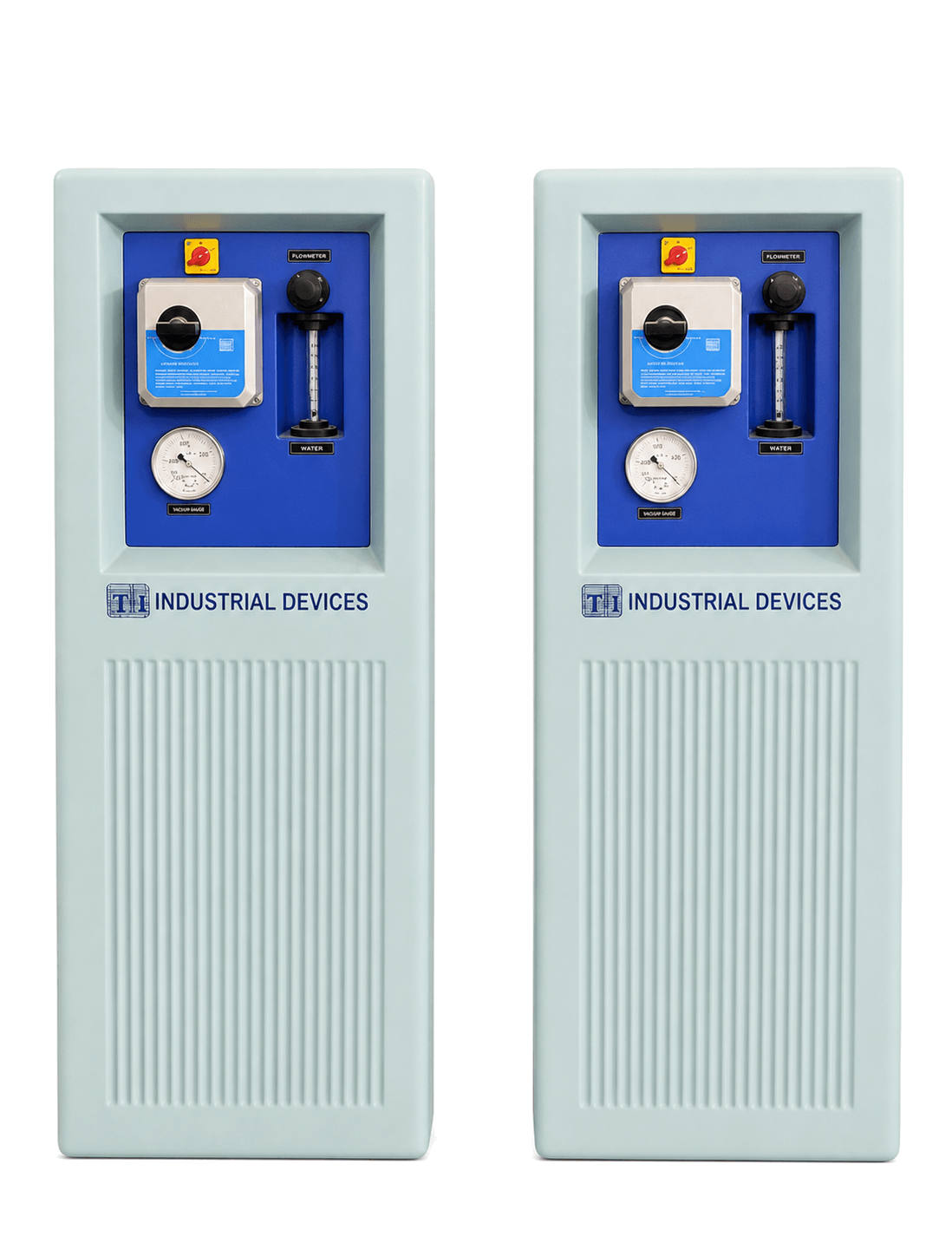 Gas chlorinator CW skid with evaporator and control panel by Industrial Devices