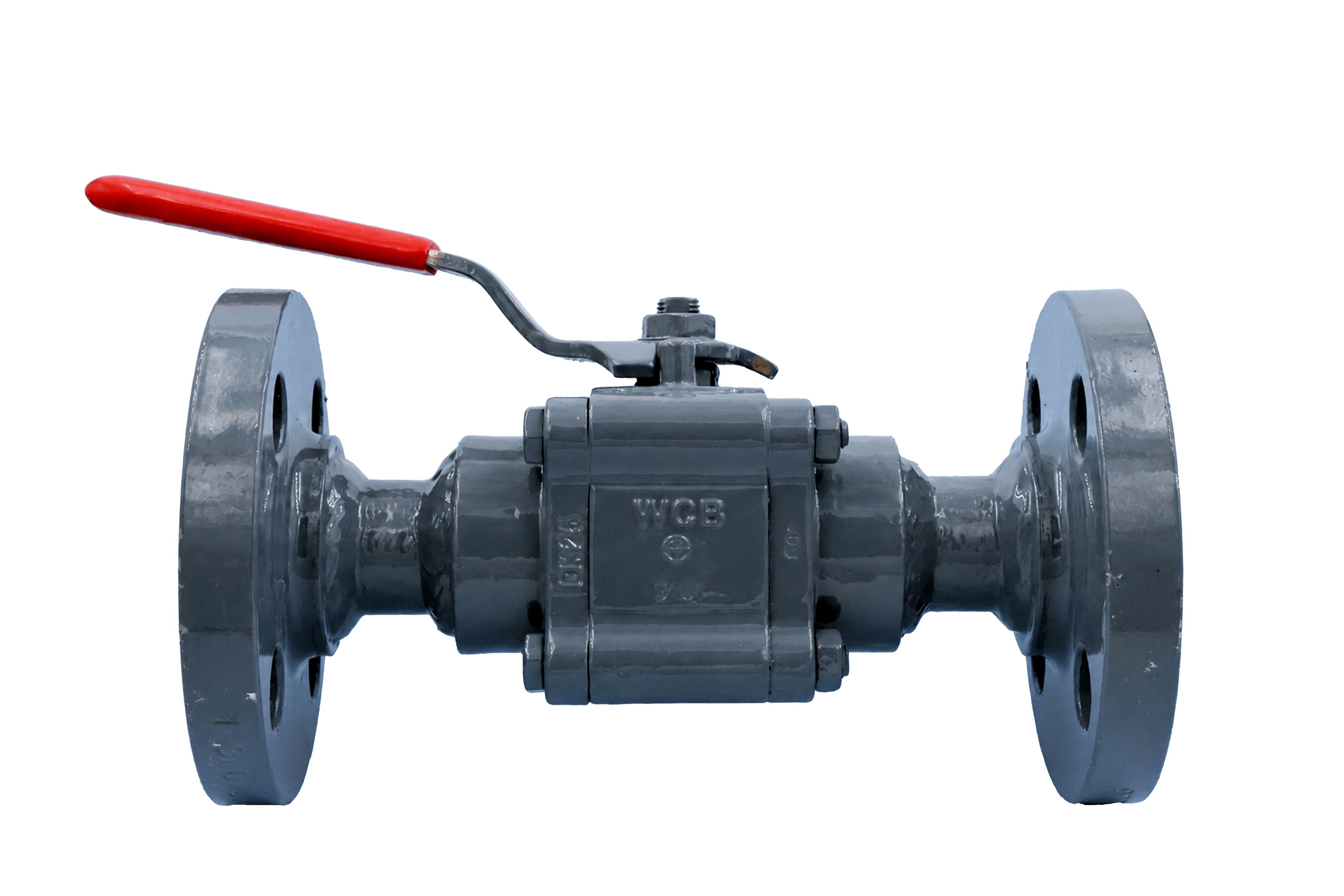 Ball valve for gas and liquid chlorine lines