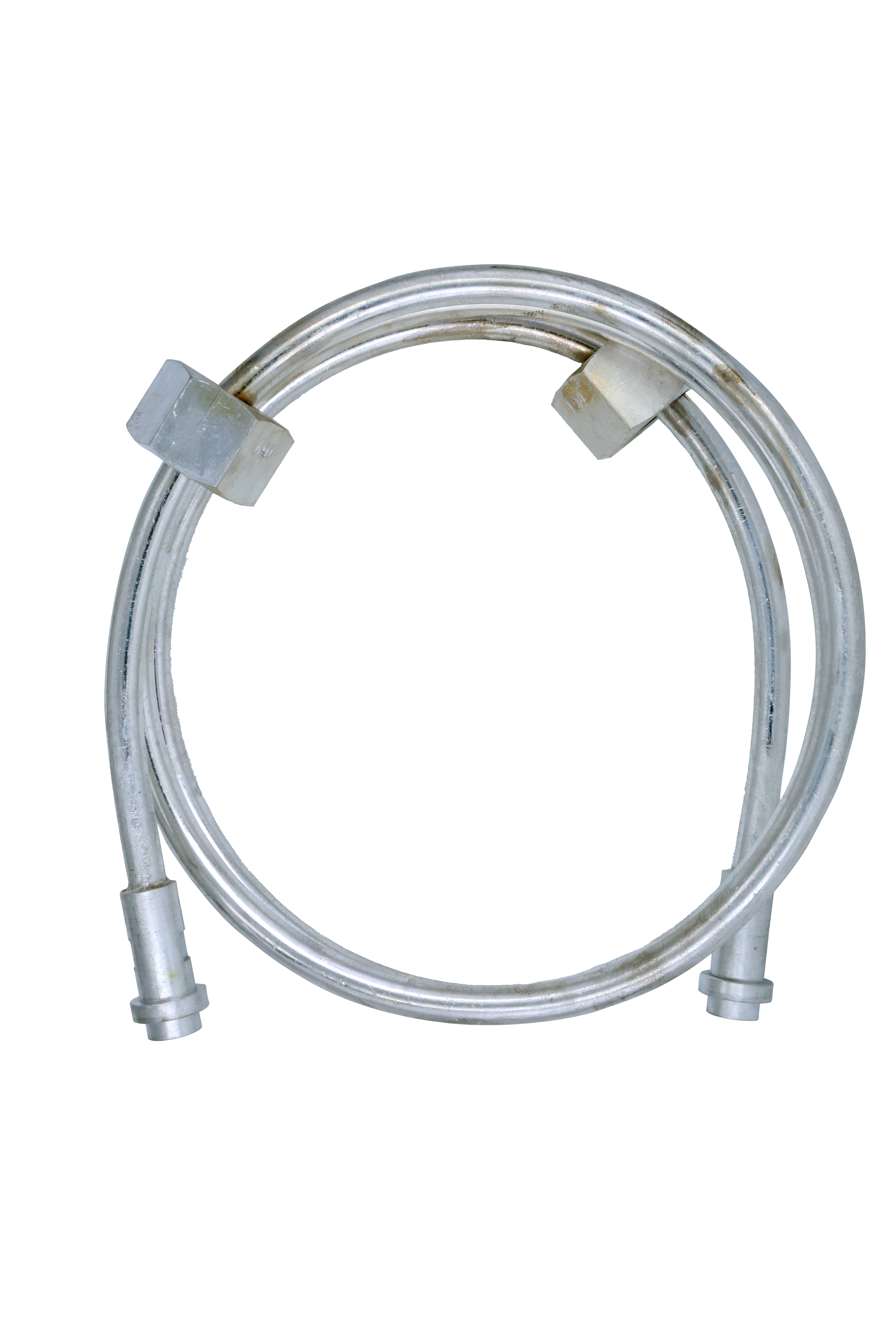 Flexible copper connector for chlorine gas piping
